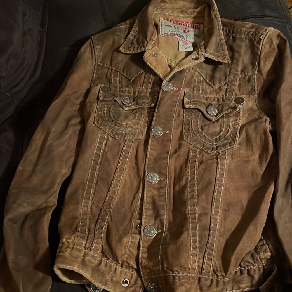 True Religion Coated Denim jacket